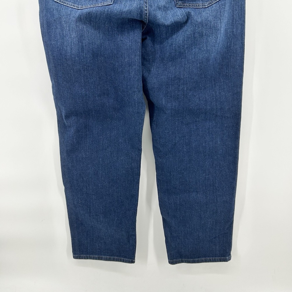 Duluth Trading Jeans Womens 16 High Rise Crop 26 Inseam Dark Wash NWT $65 - Picture 6 of 11